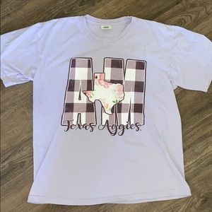 Purple Texas A&M T-shirt